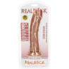 Real Rock Ultra Skin Gode réaliste Ventouse Curved RealRock 20 x 4.6cm Latino
